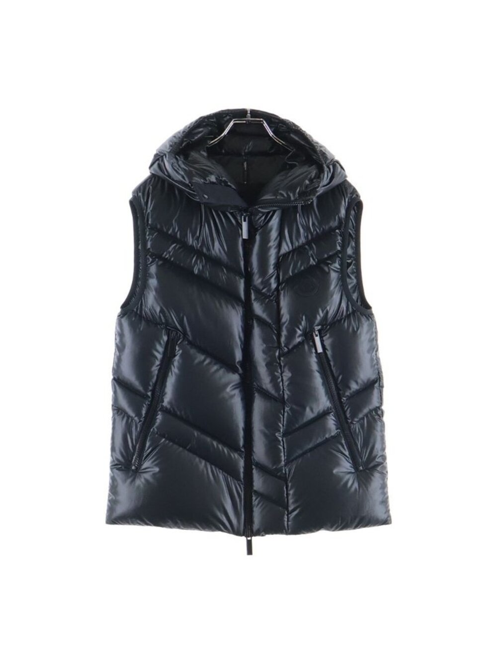 Moncler Guntur Gilet Hoodie Down Vest Black